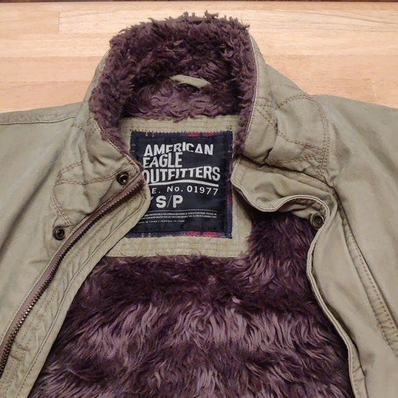 S AMERICAN EAGLE HEAVY ZIP JACKET - Picture 3 of 5